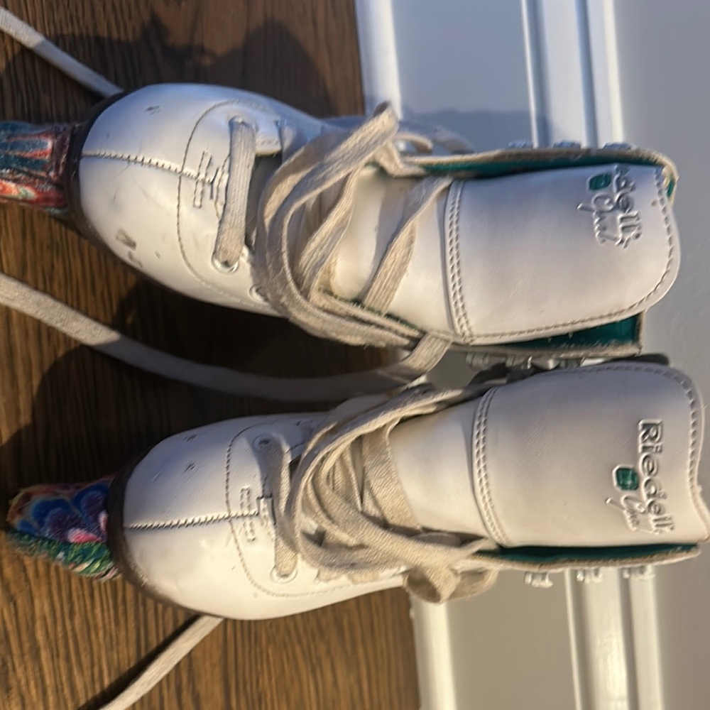 Riedel White Ski Boots Modern Alpine Design